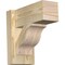 Ekena Millwork Funston Block Rough Sawn Outlooker, Douglas Fir, 6"W x 12"D x 12"H OUT06X12X12FST05RDF - alternate 1